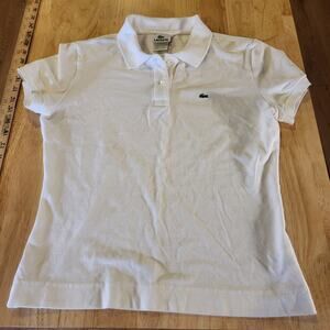 Lacoste Cream Polo Blouse